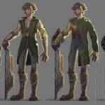 Shield Project Close ups of Character Variations