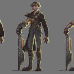 Shield Project Close ups of Character Variations